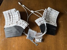 MoErgo Glove80 Wireless Split Ergonomic Keyboard R2 White Cherry Blossom Silent picture