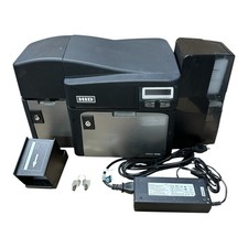 Fargo HID DTC-DTCII ID Card Badge Printer Encoder X001800-2 Power Supply & Keys picture