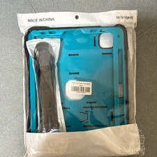 Shockproof Blue/Black Silicone Protective Case w/ Hand Strap for iPad 10th/11th picture