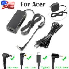 AC Adapter Charger For Acer ChromeBook Aspire One TravelMate Iconia Power Supply picture