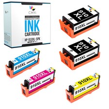 5Pack Compatible HP 910XL Printer Ink Cartridges for HP OfficeJet 8010 8012 8014 picture