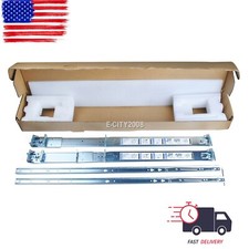 Dell R320 R420 R430 R440 R640 R630 R620 R740 1U Static Ready Rail Kit 053D7M picture