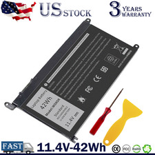 Lot Battery WDXOR WDX0R for Dell Inspiron 15 5568 13 7368 17 5765 3CRH3 42Wh  picture