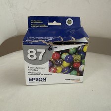 Genuine Epson 87 T087020 4-Pack Gloss Optimizer Cartridges NEW picture