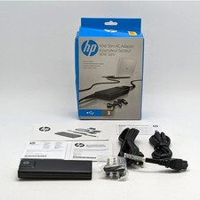 HP 90W Slim AC Travel Adapter Black 19V Compact & Portable For HP Models G6H45AA picture