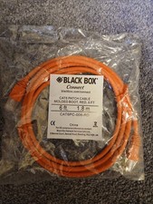 Black Box Connect CAT6 Patch Cable Molded Boot, Red, 6 Ft. picture