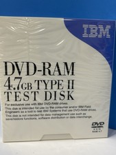 Genuine IBM P/N 19P2410 DVD-RAM 4.7GB Type II Test Disk - Brand New Sealed picture