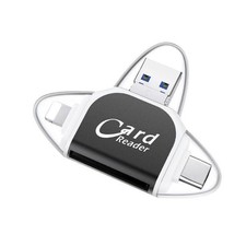 2024 NEW Multi Port 4 in 1 Universal Card Reader  Portable Memory Card Reader picture