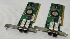 Lot of 2x QLA2342 QLogic Sun FC5010409-49/27 2-Port 2GB PCI-X Fiber Network Card picture