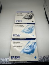 Epson 48 T048120 Black Printer Ink Cartridge & Light Cyan Genuine & Sealed 2012 picture