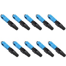 10 Pack SC/UPC Fiber Optic Quick Connectors Single Mode 9/125 for FTTH 2.0x3.0mm picture