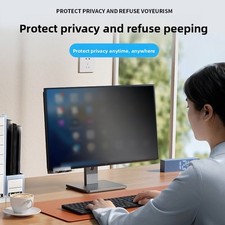 23.6/23.8 Inch Computer Privacy Screen Filter PET Magnet Removable Screen picture