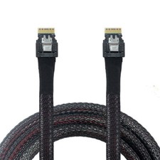 CY PCI-E Slimline SAS 4.0 SFF-8654 4i 38pin Host to SFF-8654 Slim SAS Cable 0.5M picture