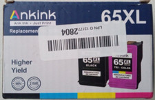 65XL Replacement Cartridges Higher Yield Ankink, Brand NEW, 05-2025 Two Pack picture