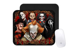 Custom Mouse Pad Horror Halloween Characters Scary Movie Fan Office Desk Mat picture