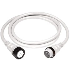 Marinco 50Amp 125/250V Shore Power Cable - 25' - White picture