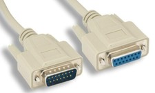 6ft Joystick/Midi/Game Port DB15 pin Male~Female Extension Cable/Cord/Wire picture