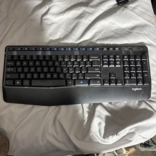Logitech K360 Y-R0042 Wireless Keyboard with USB Receiver Black picture