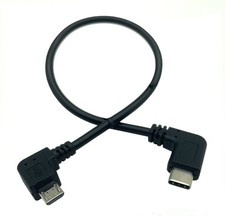 Qaoquda USB Type C to Micro Cable, 90 Degree 90 degree C M/Micro M  picture