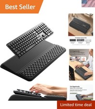 Large Memory Foam Wrist Rest & Keyboard Stand - Non-Slip Design picture