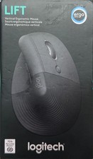 Logitech Lift Bluetooth Mouse - Black: Ergonomic Wireless Computer Accessory picture