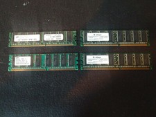 Lot of 4pcs 1GB (4x256MB) DDR memory picture