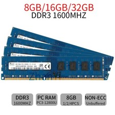 SKHynix 32GB 16GB 8GB DDR3 1600MHz PC3-12800 240Pin Desktop PC Memory RAM Lot AB picture