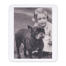 CafePress French Bulldog & Child Mousepad  (71892443) picture