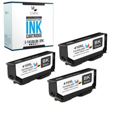 CMYi 3-PK Replacement Epson T410XL Black Cartridges for Epson Expression XP-530 picture