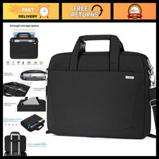 Waterproof Laptop Shoulder Bag for 15.6-17.3 Inch Laptops, Messenger Briefcase f picture