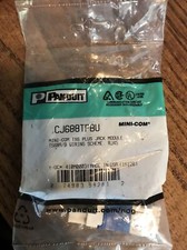 Panduit - CJ688TPBU - Cat6 - Mini-Com Jack Blue - New picture