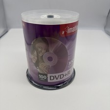 IMATION DVD+R 100 Pack 120min 1-16X Optical Media Storage New And Sealed picture