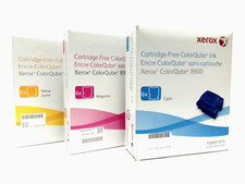 Genuine Xerox ColorQube 8900 Solid Ink Set 108R01014 108R01015 108R01016 picture
