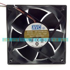 AVC DS12025B12H 12025 12V 0.75A 12CM 3pin Cooling Fan picture
