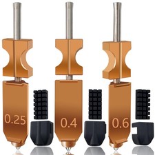 3PK Hardened Steel Nozzle Kit for Flashforge AD5X 0.25mm 0.4mm 0.6mm picture