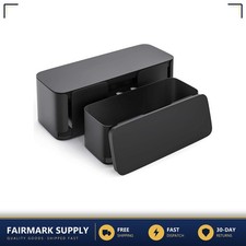 Cable Management Box 2 Pack Dustproof BiteProof Child-Resistant Organizer picture