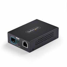 StarTech 10GbE Open SFP+ Fiber Media Converter, Standalone 10 Gigabit Ethernet picture