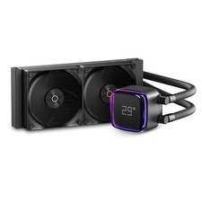 Iota L24 Aio Cooler W/ Digital Display,240MM AIO CPU Water Cooler W/ Efficient picture