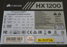 Corsair HX1200 1200W ATX Modular PSU CP-9020140 24-Pin 6+2 PCIe picture