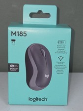 New, Sealed Logitech M185 Wireless Mouse 2.4GHz USB Nano Receiver Optical Black picture