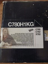 Lexmark C780H1KG Black Toner Cartridge High yield C780 C782 X782 picture