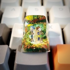Rick and Morty Artisan Keycap, Rick and Morty, ESC Resin Keycap, Custom anime picture