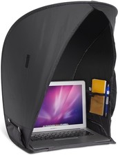 RitzGear Laptop Sun Shade Portable Compact Anti-Glare Screen Hood & Carry Case picture
