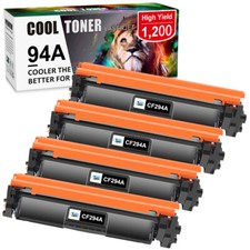 2/4PK CF294A 94A Toner Cartridge Fits For HP LaserJet Pro M118dw M148dw M149 lot picture