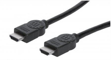 Manhattan HDMI Cable with Ethernet, 4K@30Hz (High Speed), 1.8m, Male to Male, Bl picture