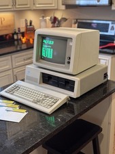 Vintage IBM 5150 Computer w/ 5151 Monitor & Keyboard, Tested Working + Floppies picture