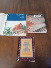 VTG ATARI BOOKS BASIC REFERENCE MANUAL, BASIC ATARI, COMPUTER GAMES 1979/83 picture