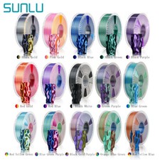 SUNLU Silk Textures PLA+ 3D Printer Filament Dual/Triple Color 1KG 1.75mm Smooth picture