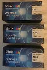 EZ Ink Premium Laser Toner Cartridge #1250 - 1 Ea of Yellow, Cyan, Magenta *NEW* picture