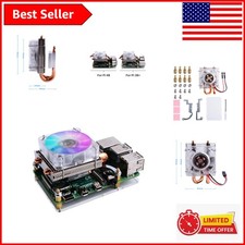 Ultra-Quiet Low-Profile CPU Cooler with RGB Fan for Raspberry Pi Devices picture
